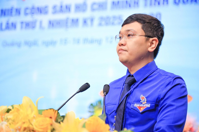 Anh Nguyễn Văn Mạnh giữ chức Bí thư Tỉnh đoàn Quảng Ngãi - Ảnh 1.
