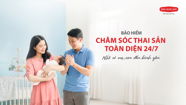 Dai-ichi Life Việt Nam ra mắt sản phẩm Bảo hiểm chăm sóc thai sản toàn diện 24/7- Ảnh 1. Dai-ichi Life Việt Nam ra mắt sản phẩm Bảo hiểm chăm sóc thai sản toàn diện 24/7- Ảnh 1.