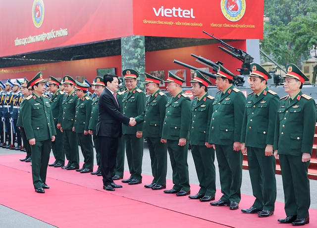 Chủ tịch nước: L&agrave;m chủ c&ocirc;ng nghệ chế tạo, sản xuất, hiện đại h&oacute;a vũ kh&iacute;- Ảnh 1.