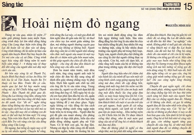 Thanh Niên và tôi: Những kỷ niệm sâu đậm với Báo Thanh Niên - Ảnh 1. Thanh Niên và tôi: Những kỷ niệm sâu đậm với Báo Thanh Niên - Ảnh 1.