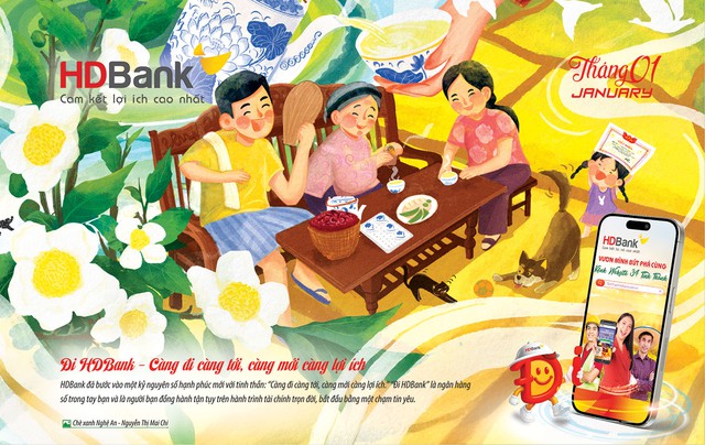 Bộ lịch HDBank 2026 - Di sản rực rỡ h&ograve;a nhịp tinh thần đổi mới - Ảnh 2.