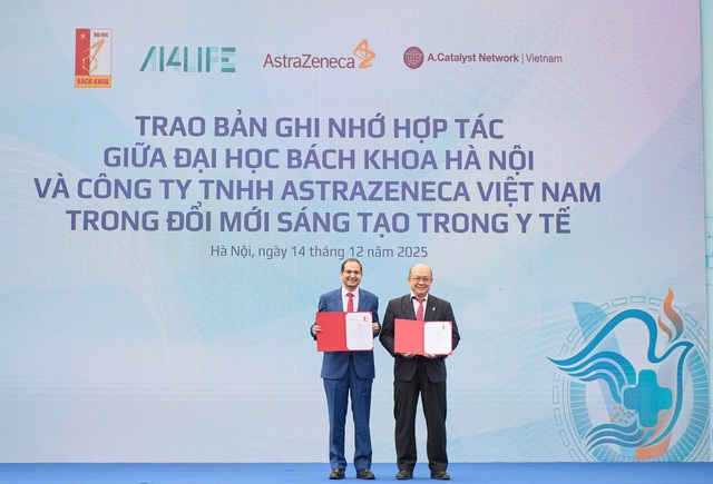 Trung tâm Đổi mới sáng tạo y tế ra mắt tại ĐHBK Hà Nội , thúc đẩy ứng dụng AI - Ảnh 1. Trung tâm Đổi mới sáng tạo y tế ra mắt tại ĐHBK Hà Nội , thúc đẩy ứng dụng AI - Ảnh 1.