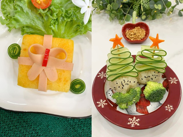 Cây thông Noel từ rau xà lách thành 'trend' mạng xã hội với cách làm đơn giản - Ảnh 6.