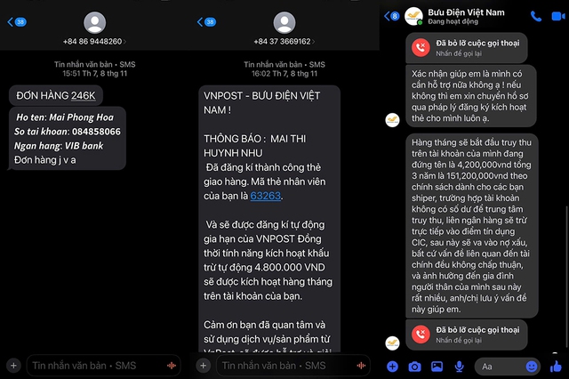 Cảnh b&aacute;o tin nhắn giả mạo bưu điện- Ảnh 1.