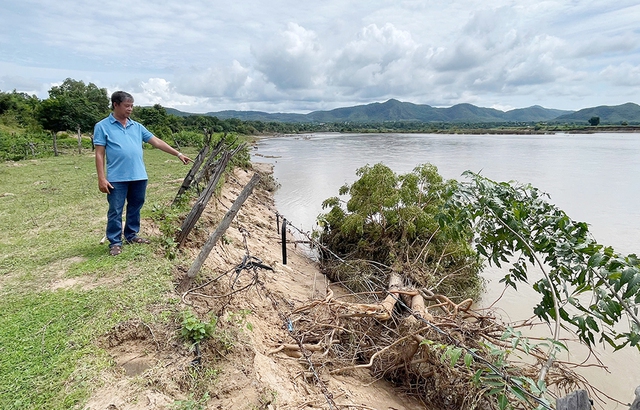 Sạt lở bờ s&ocirc;ng Ba: Nỗi lo lắng của người d&acirc;n x&atilde; Ia Rsai - Ảnh 1.