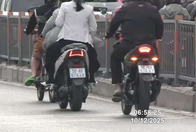 4 phút, 68 xe máy đi ngược chiều lọt vào camera phạt nguội của CSGT TP.HCM- Ảnh 6. 4 phút, 68 xe máy đi ngược chiều lọt vào camera phạt nguội của CSGT TP.HCM- Ảnh 6.