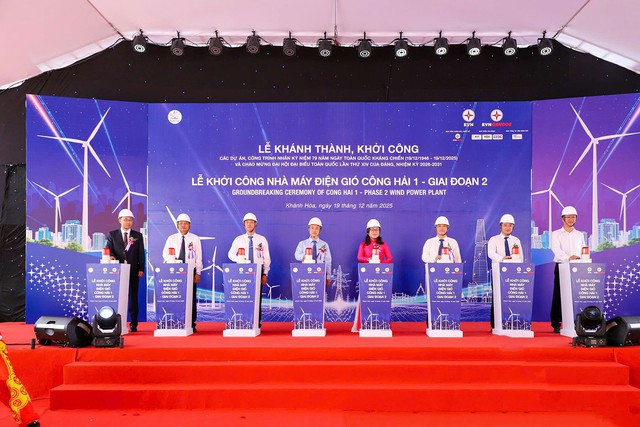 EVN đồng loạt khởi c&ocirc;ng, kh&aacute;nh th&agrave;nh loạt dự &aacute;n điện trọng điểm to&agrave;n quốc- Ảnh 2.