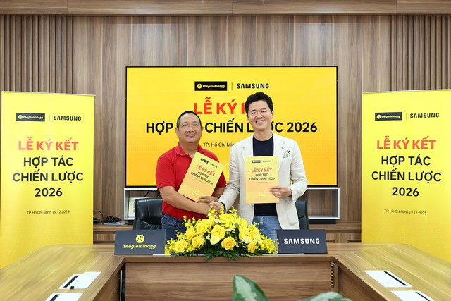 Hợp t&aacute;c Thế Giới Di Động - Samsung 2026: Lấy AI v&agrave; trải nghiệm l&agrave;m trọng t&acirc;m  - Ảnh 1.