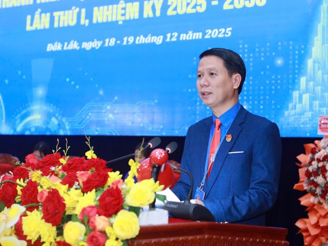 Anh Lương Minh T&ugrave;ng tiếp tục giữ chức B&iacute; thư Tỉnh đo&agrave;n Đắk Lắk  - Ảnh 1.