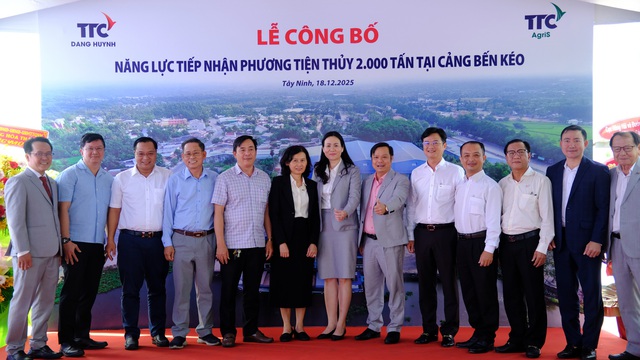 Cảng Bến K&eacute;o ch&iacute;nh thức c&ocirc;ng bố năng lực tiếp nhận phương tiện thủy 2.000 tấn - Ảnh 1.