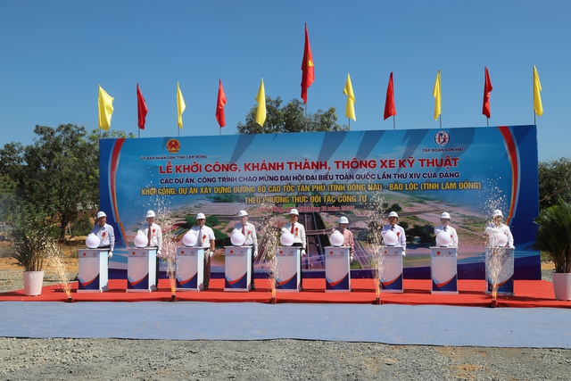 Khởi c&ocirc;ng cao tốc T&acirc;n Ph&uacute; - Bảo Lộc th&uacute;c đẩy ph&aacute;t triển kinh tế L&acirc;m Đồng- Ảnh 1.