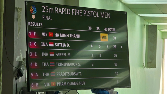 Trịnh Thu Vinh 'nhả v&iacute;a', xạ thủ H&agrave; Minh Th&agrave;nh ph&aacute; kỷ lục SEA Games ở tuổi 40- Ảnh 5.