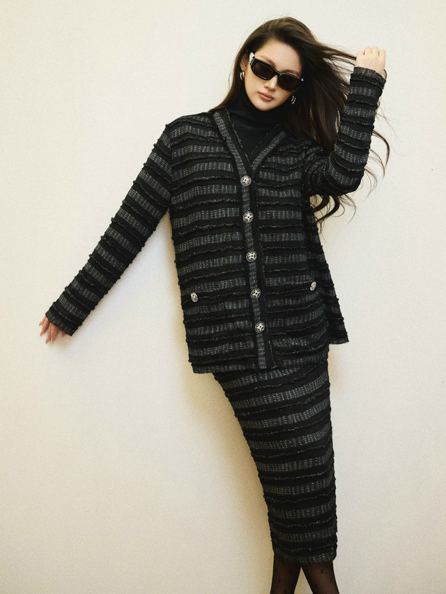 Vừa đẹp vừa ấm khi diện chân váy dạ đi làm, đi chơi- Ảnh 4.