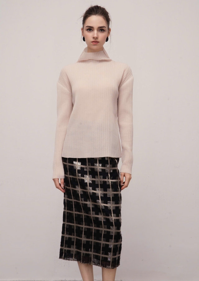 Vừa đẹp vừa ấm khi diện chân váy dạ đi làm, đi chơi- Ảnh 7.