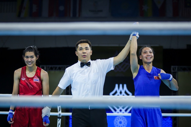 V&otilde; sĩ Việt Nam H&agrave; Thị Linh xuất sắc gi&agrave;nh HCV tại SEA Games 33 - Ảnh 6.