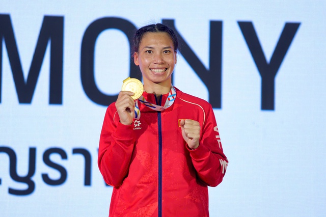 V&otilde; sĩ Việt Nam H&agrave; Thị Linh xuất sắc gi&agrave;nh HCV tại SEA Games 33 - Ảnh 7.