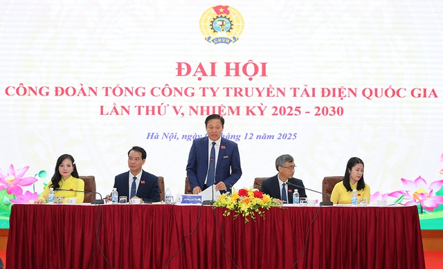 Đại hội C&ocirc;ng đo&agrave;n EVNNPT lần thứ V nhiệm kỳ 2025 - 2030 th&agrave;nh c&ocirc;ng tốt đẹp - Ảnh 2.