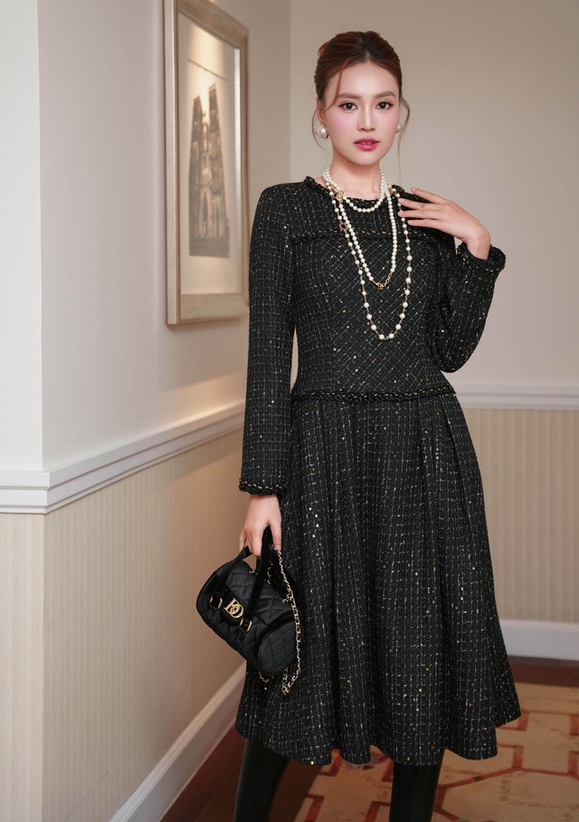 Xu hướng dạ tweed sang trọng, không ai muốn bỏ lỡ trong mùa lạnh dạ tweed - Ảnh 3.