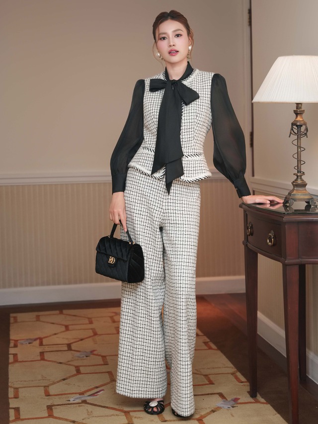 Xu hướng dạ tweed sang trọng, không ai muốn bỏ lỡ trong mùa lạnh dạ tweed - Ảnh 2.