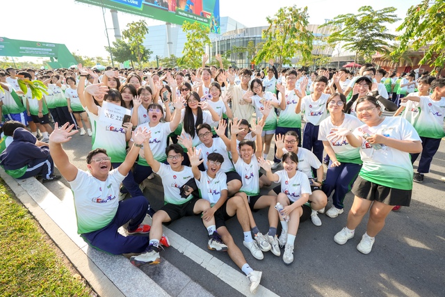 60.000 học sinh đồng diễn võ nhạc Vivonam lập ‘kỷ lục kép’ Việt Nam và thế giới - Ảnh 11.