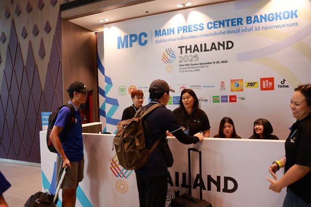 Trung t&acirc;m b&aacute;o ch&iacute; SEA Games 33 tại Th&aacute;i Lan c&oacute; g&igrave;, tại sao an ninh siết chặt?- Ảnh 2.