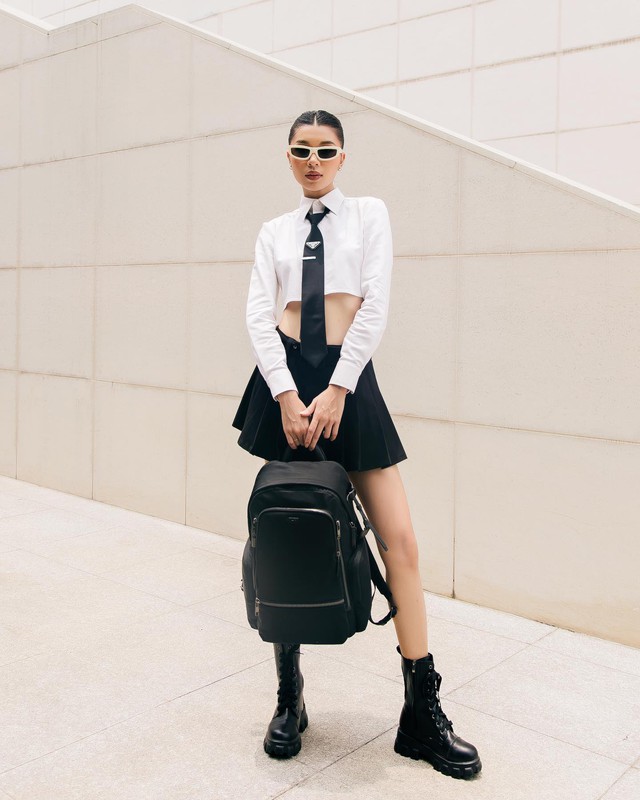 Chỉ với một chiếc cà vạt, tạo vẻ ngoài ấn tượng khó rời mắt- Ảnh 3.