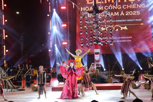 H&ograve;a &acirc;m cồng chi&ecirc;ng Đ&ocirc;ng Nam &Aacute; 2025: T&ocirc;n vinh di sản, kết nối văn h&oacute;a- Ảnh 7.