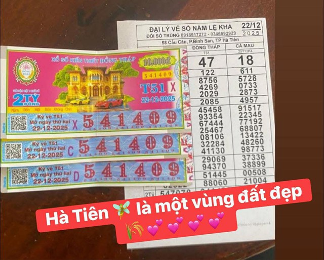 Tr&uacute;ng xổ số miền Nam ng&agrave;y 22 th&aacute;ng 12, kh&aacute;ch mừng rỡ nhận h&agrave;ng trăm triệu- Ảnh 1.