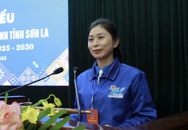 Chị Cầm Thị Huyền Trang giữ chức Bí thư Tỉnh đoàn Sơn La - Ảnh 2.