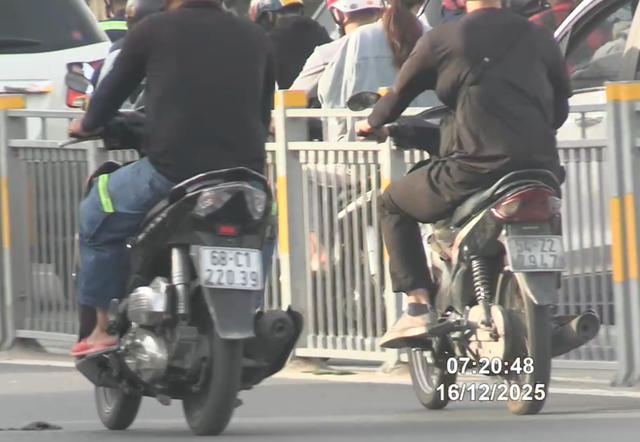 H&agrave;ng loạt xe đi ngược chiều ở B&igrave;nh Thạnh cũ lọt v&agrave;o camera phạt nguội CSGT TP.HCM - Ảnh 1.