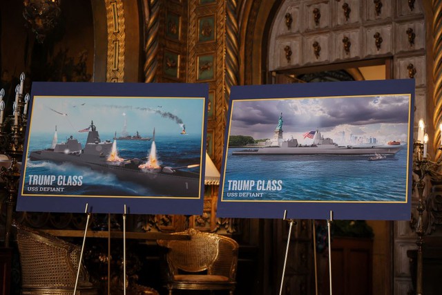 Mỹ c&ocirc;ng bố kế hoạch đ&oacute;ng t&agrave;u chiến mới mang t&ecirc;n Tổng thống Trump - Ảnh 2.