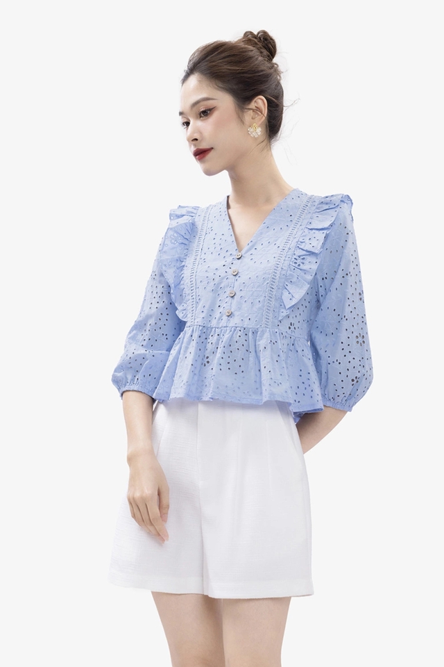 Nhẹ nhàng, thuần khiết với trang phục xanh pastel- Ảnh 7.