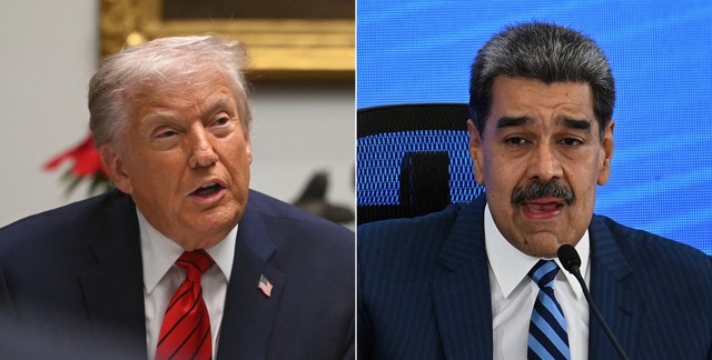 Tổng thống Trump khẩu chiến với Tổng thống Venezuela Maduro - Ảnh 1.