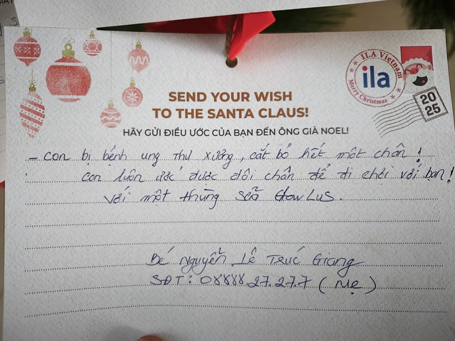 Giữa bệnh viện ung thư, những điều ước Gi&aacute;ng sinh th&agrave;nh hiện thực - Ảnh 7.