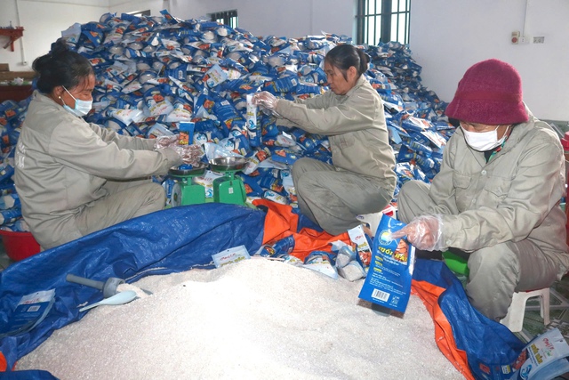 Bất ngờ với nghề… nấu muối- Ảnh 2. Bất ngờ với nghề… nấu muối- Ảnh 2.