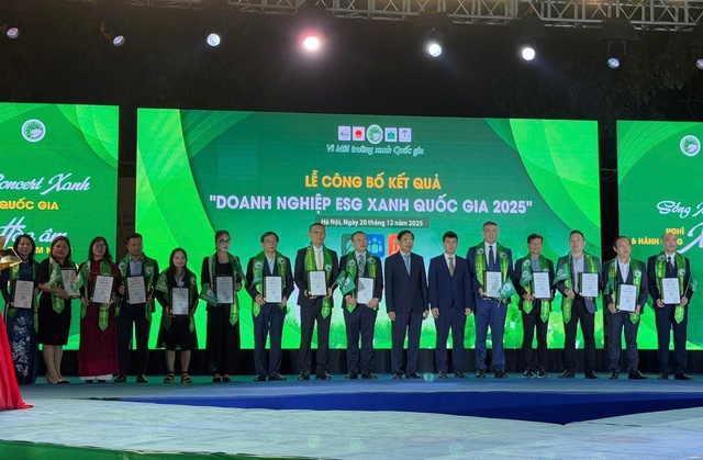 Vedan được trao chứng nhận "Doanh nghiệp ESG Xanh Quốc gia 2025" - Ảnh 2.