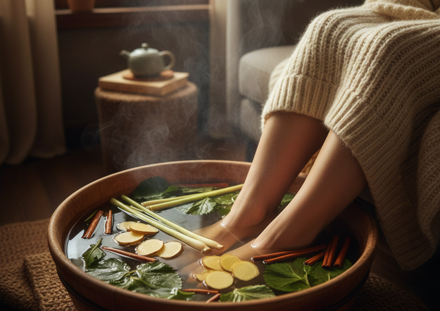 Ph&ograve;ng ngừa cảm c&uacute;m m&ugrave;a lạnh: Ai n&ecirc;n v&agrave; kh&ocirc;ng n&ecirc;n x&ocirc;ng hơi, ng&acirc;m ch&acirc;n?- Ảnh 1.