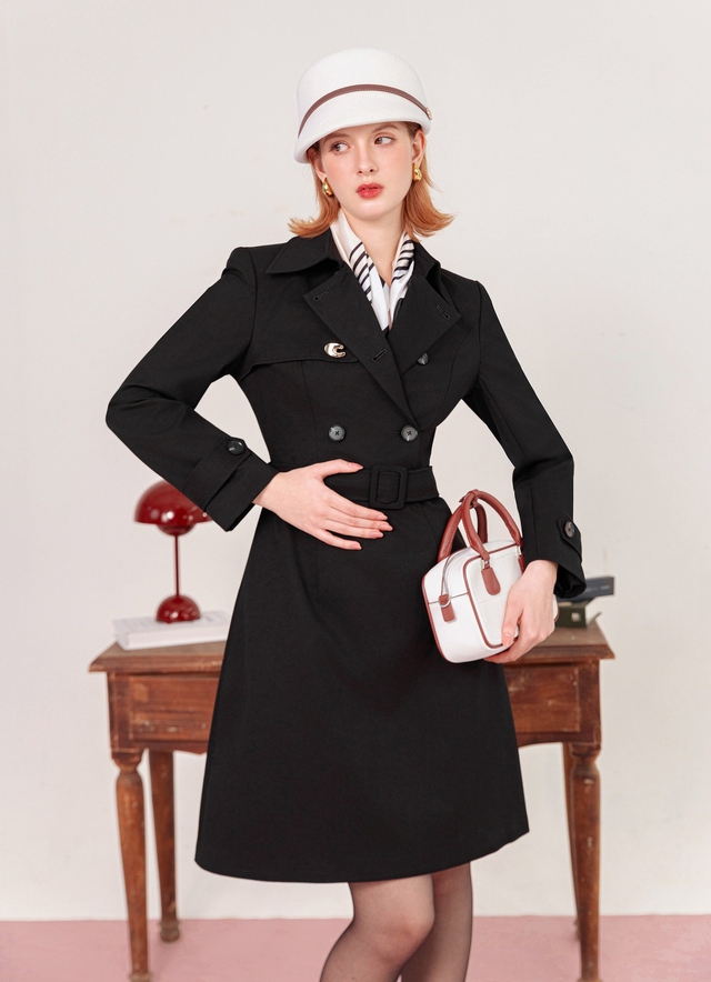 Váy midi cổ điển đa nhiệm, mặc lúc nào cũng hợp- Ảnh 1.