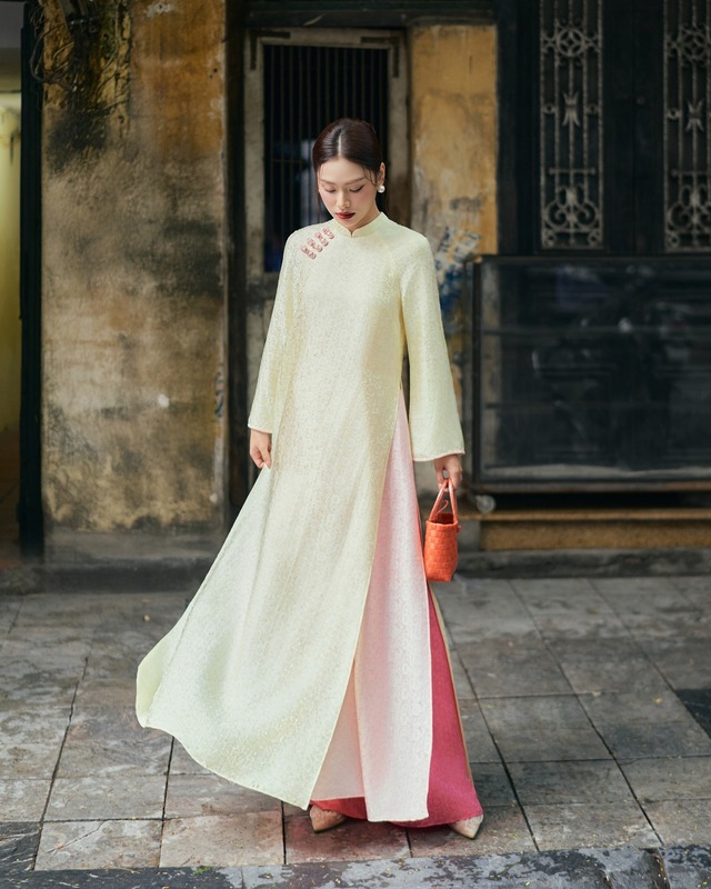 Áo dài cách tân, ứng viên nổi bật cho bộ ảnh tết đẹp ngất ngây- Ảnh 4.