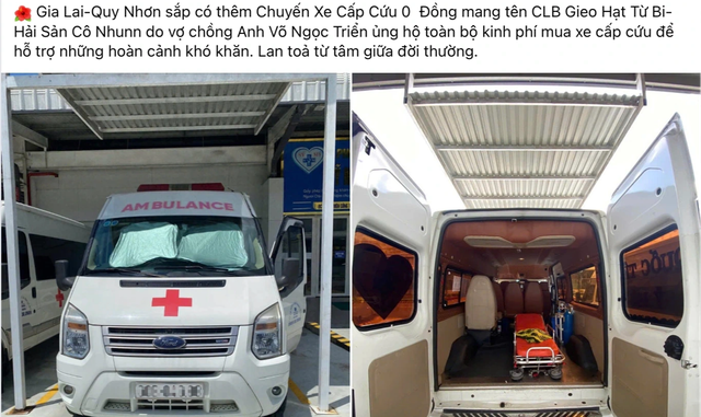 'Xe cấp cứu 0 đồng' ở Quy Nhơn chưa kịp lăn b&aacute;nh đ&atilde; bị đe dọa - Ảnh 2.