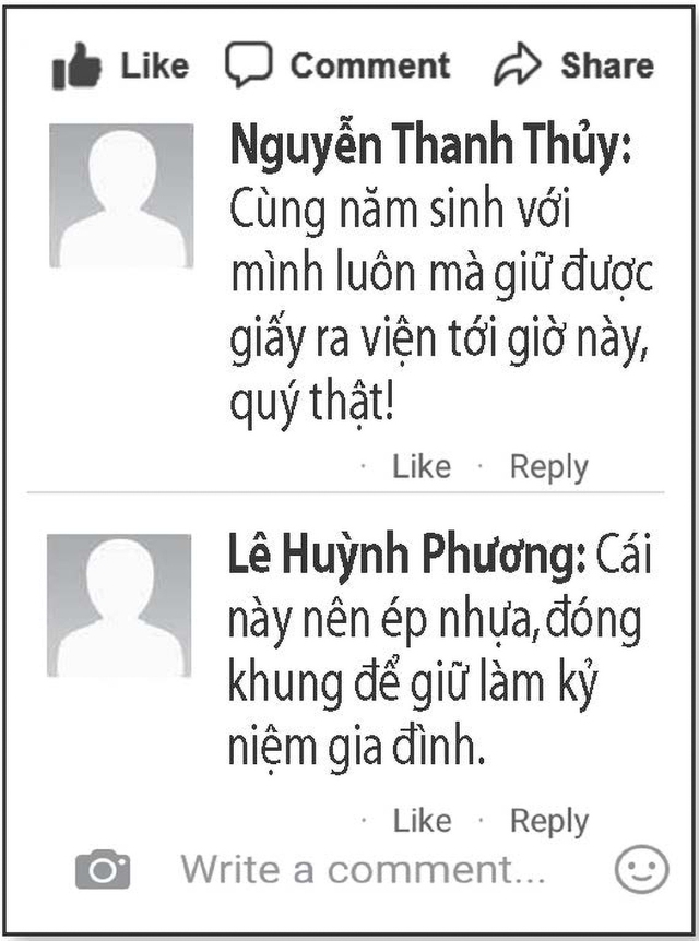 Tờ giấy ra viện được người mẹ giữ suốt 37 năm - Ảnh 4.