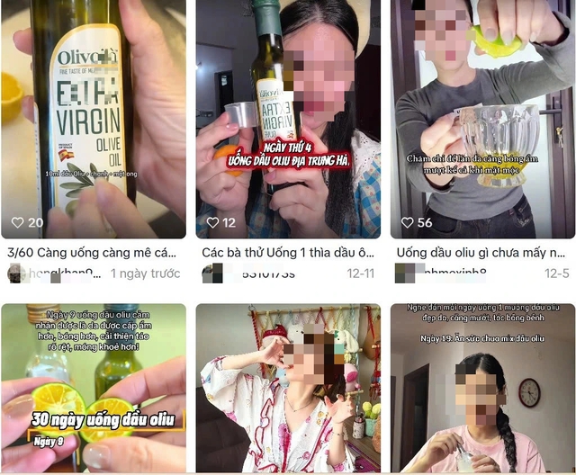 Tr&agrave;o lưu uống dầu &ocirc;-liu mỗi buổi s&aacute;ng để l&agrave;m đẹp được chia sẻ rầm rộ - Ảnh 1.