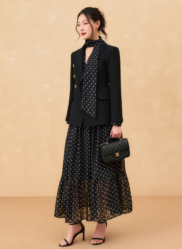 Quần ống rộng, váy dài và giày cao gót, bộ ba hoàn hảo cho mọi phong cách - Ảnh 1.