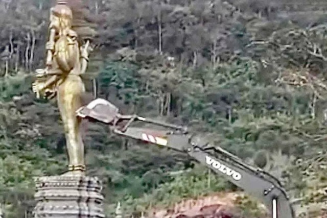 Căng thẳng bi&ecirc;n giới Th&aacute;i Lan Campuchia v&agrave; việc dỡ tượng thần Vishnu g&acirc;y Tranh c&atilde;i - Ảnh 1.