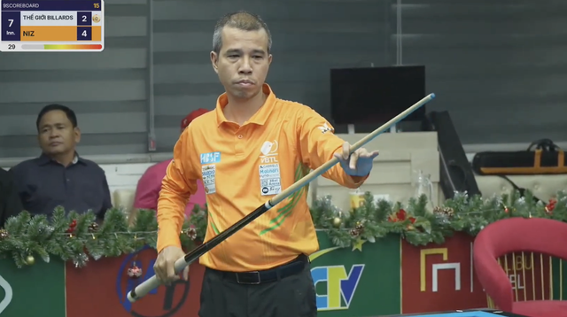 Billiards: Trần Quyết Chiến ngược dòng hấp dẫn, đánh bại Chiêm Hồng Thái- Ảnh 1. Billiards: Trần Quyết Chiến ngược dòng hấp dẫn, đánh bại Chiêm Hồng Thái- Ảnh 1.