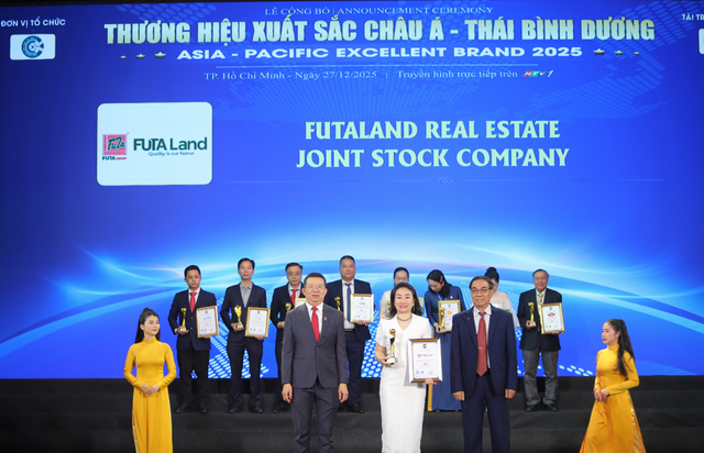FUTA Land: Top 10 thương hiệu xuất sắc ch&acirc;u &Aacute; &ndash; Th&aacute;i B&igrave;nh Dương 2025 - Ảnh 1.