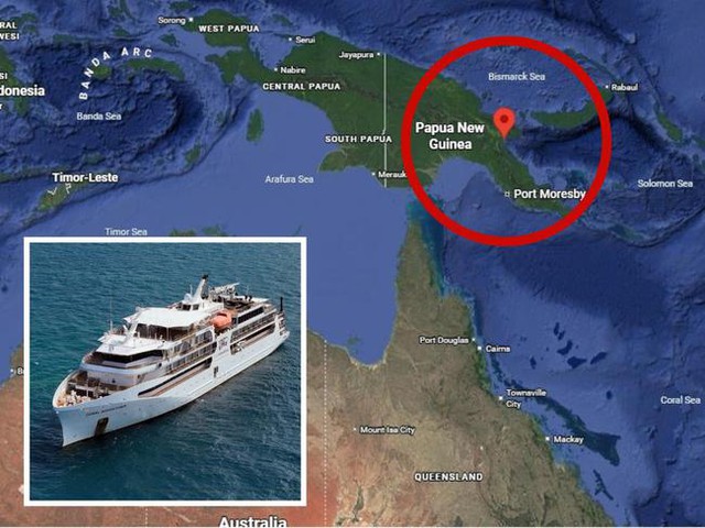 Du thuyền hạng sang mắc cạn ngo&agrave;i khơi - Ảnh 1.