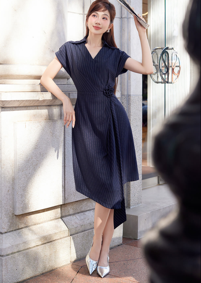 Gói trọn nét thanh lịch trong những ngày bận rộn với váy wrap- Ảnh 3.