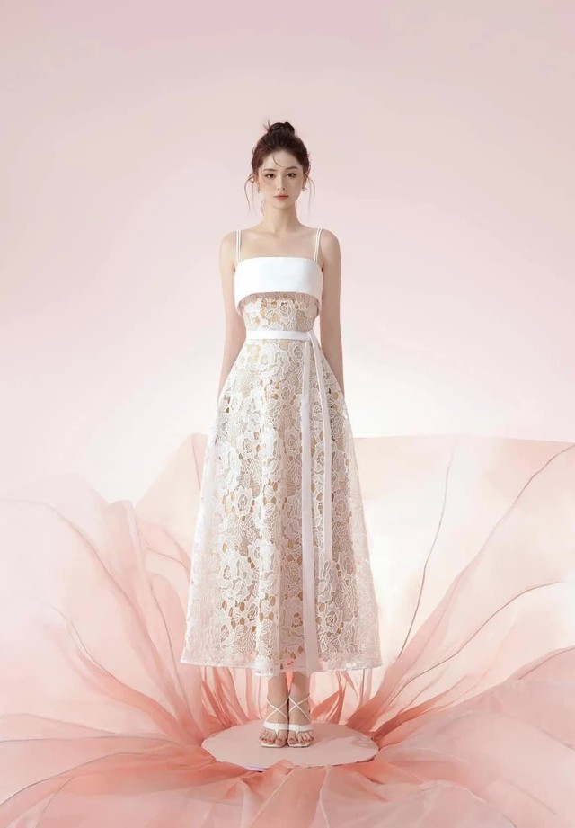 Nét duyên dáng trong những chiếc đầm ren mang phong cách vintage- Ảnh 6.