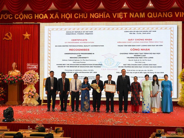 Trường ĐH Cửu Long th&ecirc;m 3 chương tr&igrave;nh đ&agrave;o tạo đạt chuẩn kiểm định chất lượng - Ảnh 5.